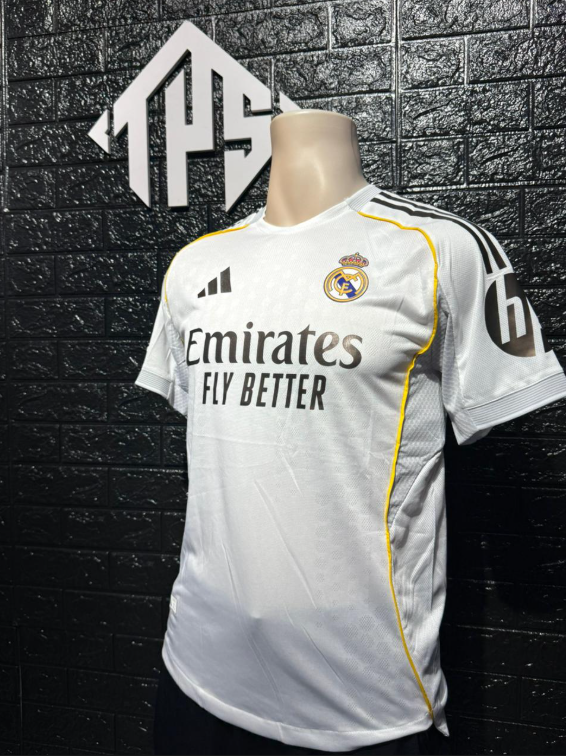 CAMISETA REAL MADRID , LOCAL 25/26 , PLAYER VERSION , CHAMPIONS LEAGUE VERSION , TALLA M