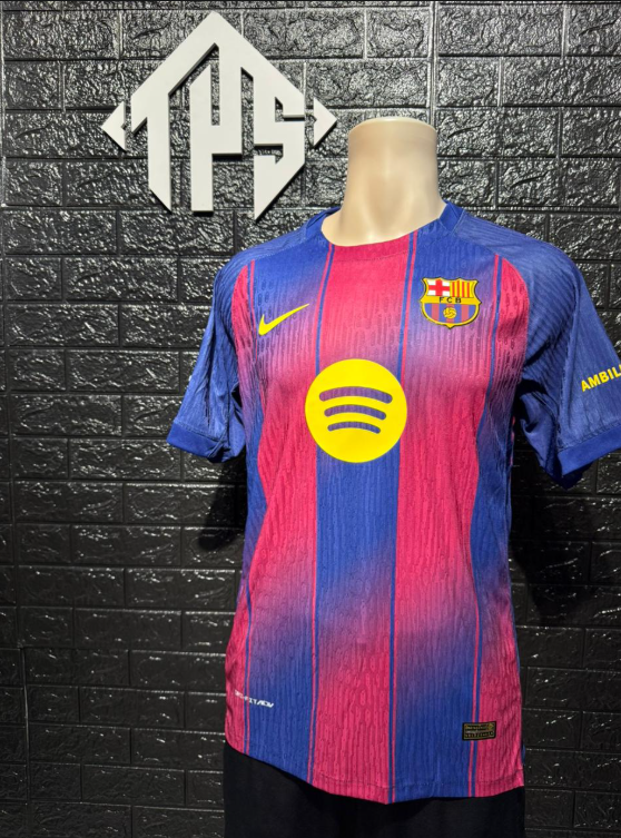 CAMISETA BARCELONA , LOCAL 25/26 , PLAYER VERSION , CHAMPIONS LEAGUE VERSION , TALLA M