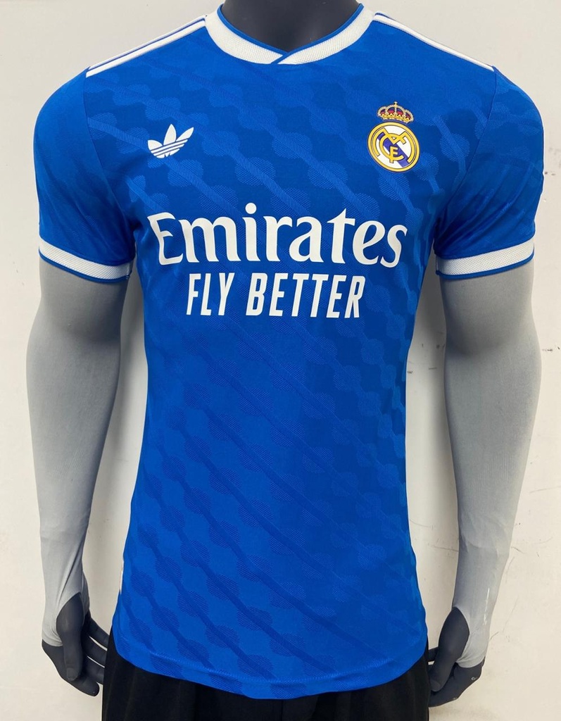 CAMISETA REAL MADRID , TERCERA EQUIPACION 25/26 , PLAYER VERSION , CHAMPIONS LEAGUE VERSION , TALLA XL , MBAPPE 9