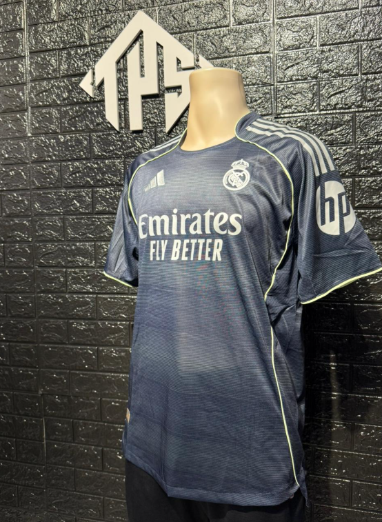CAMISETA REAL MADRID , VISITA 25/26 , PLAYER VERSION , CHAMPIONS LEAGUE VERSION , TALLA XXL , MBAPPE 10