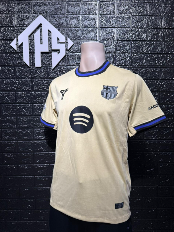 CAMISETA FC BARCELONA , VISITA 25/26 , FAN VERSION , CHAMPIONS LEAGUE VERSION , TALLA L , LAMINE YAMAL 10