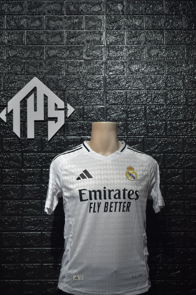 CAMISETA REAL MADRID , LOCAL 24/25 , PLAYER VERSION , CHAMPIONS LEAGUE VERSION , TALLA L , MBAPPE 9