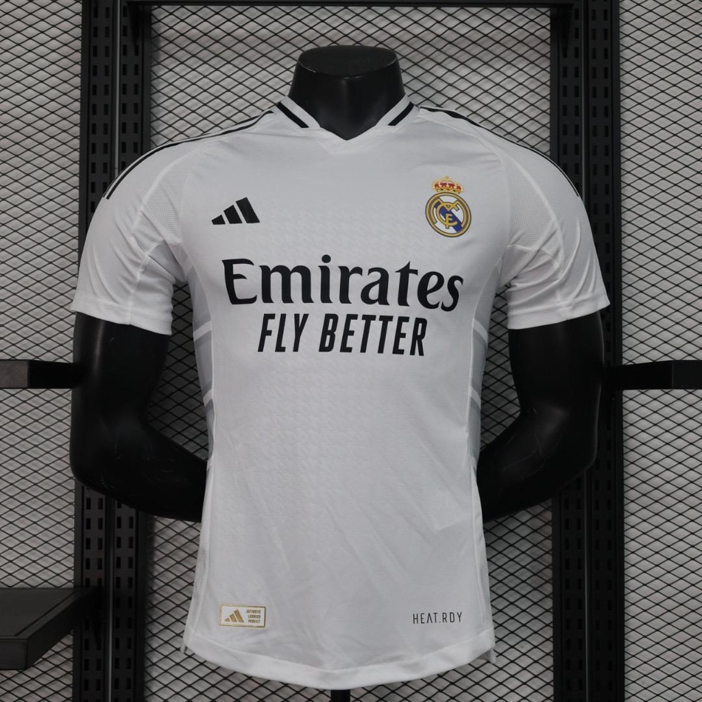 CAMISETA REAL MADRID , LOCAL 24/25 , FAN VERSION , CHAMPIONS LEAGUE VERSION , TALLA M , MBAPPE 9
