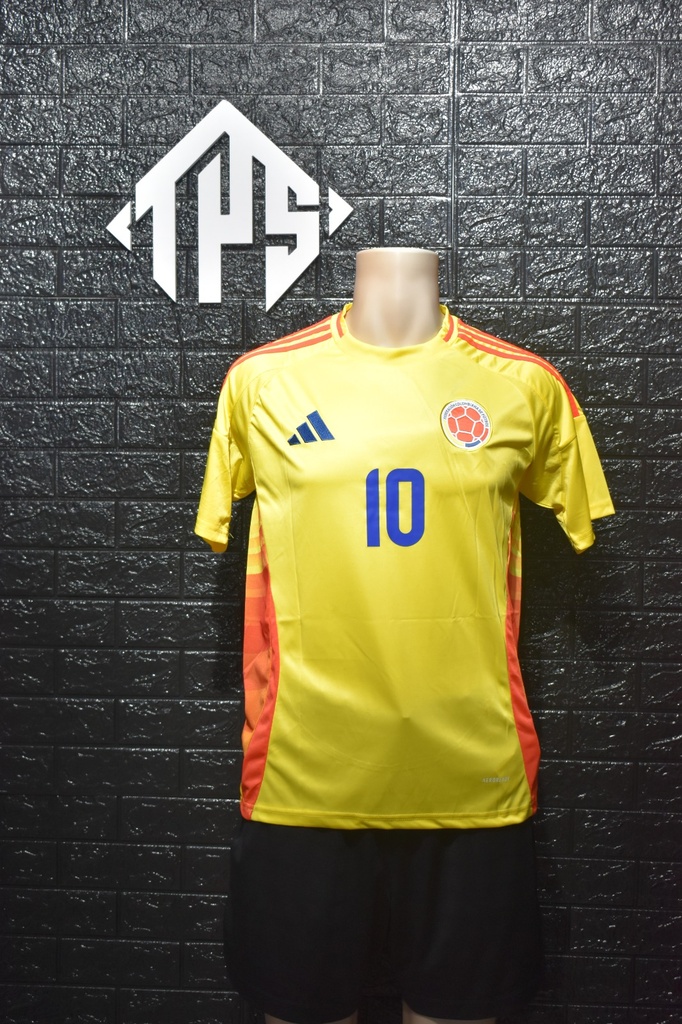 CAMISETA COLOMBIA , LOCAL 24/25 , FAN VERSION , TALLA M , JAMES 10