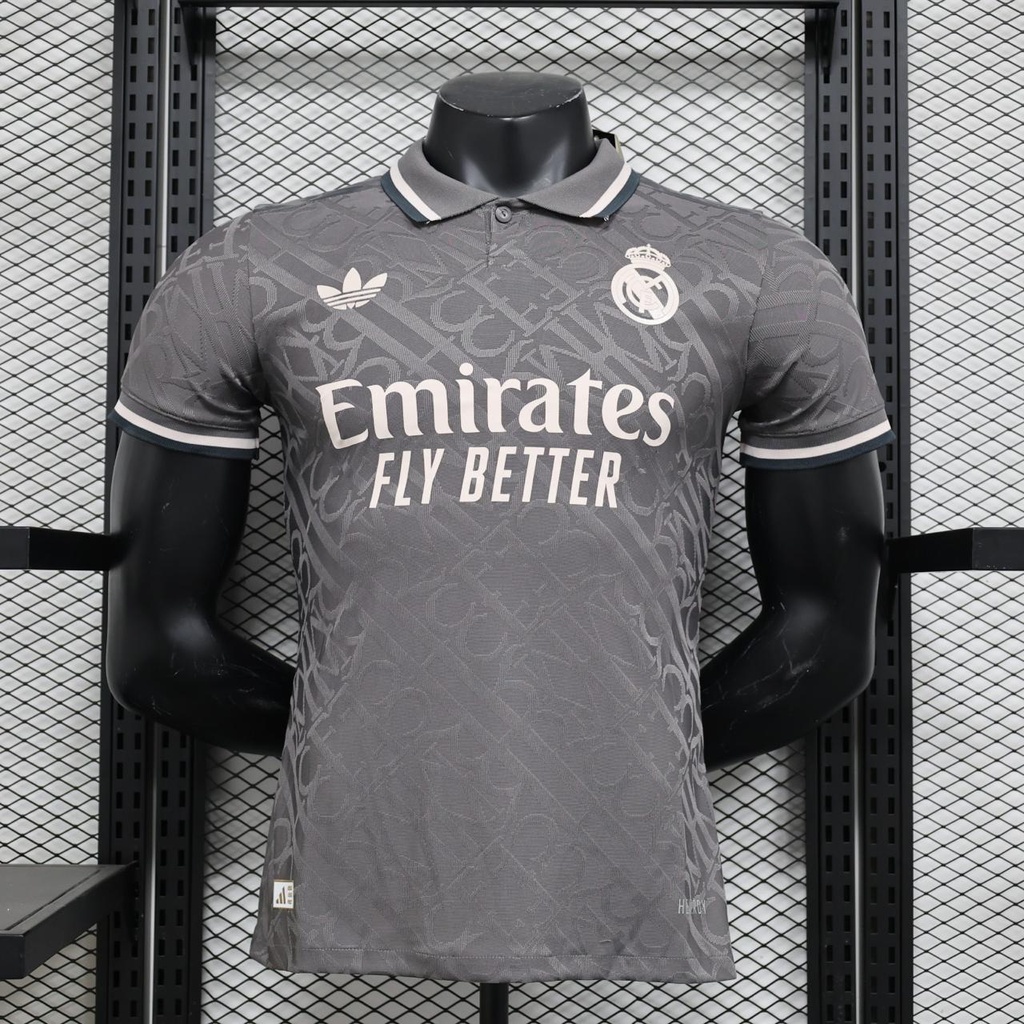CAMISETA REAL MADRID , TERCERA EQUIPACION 24/25 , PLAYER VERSION , CHAMPIONS LEAGUE VERSION , TALLA L , MBAPPE 9
