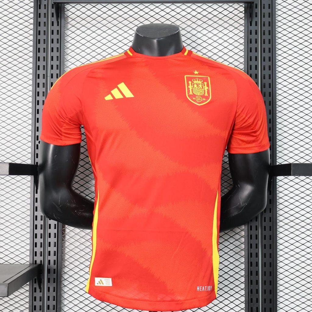 CAMISETA ESPAÑA , LOCAL 24/25 , PLAYER VERSION , VERSION EUROCOPA ,TALLA L , LAMINE YAMAL 19