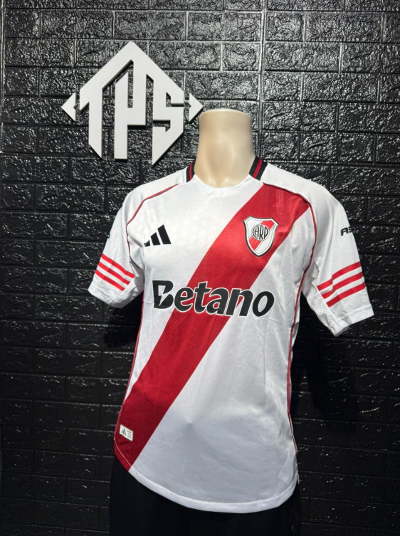 CAMISETA RIVER PLATE , LOCAL 25/26 , FAN VERSION , LIBERTADORES VERSION , TALLA L , QUINTERO 10