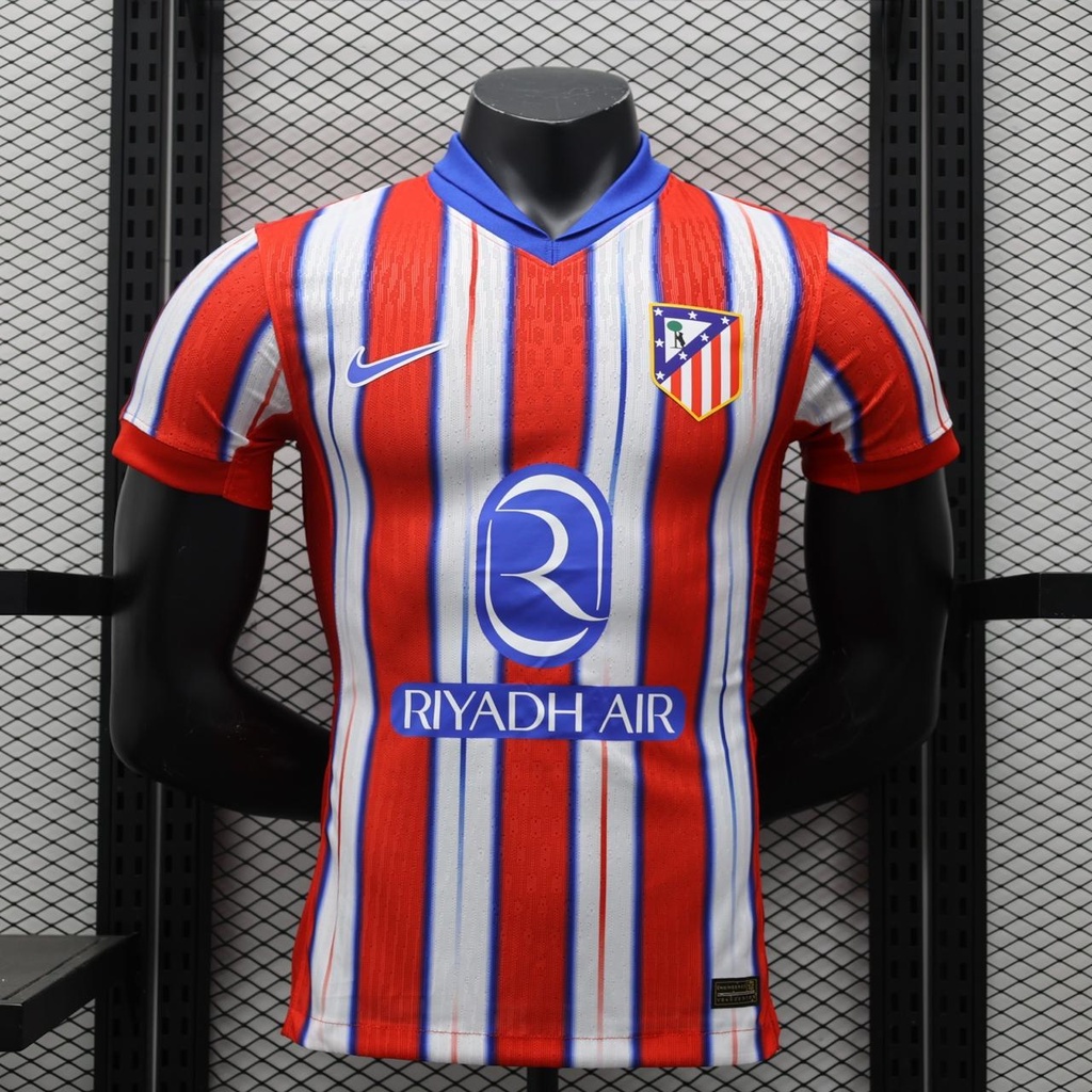 CAMISETA ATLETICO DE MADIRD , LOCAL 24/25 , FAN VERSION , CHAMPIONS LEAGUE VERSION , TALLA M , J. ALVAREZ 19