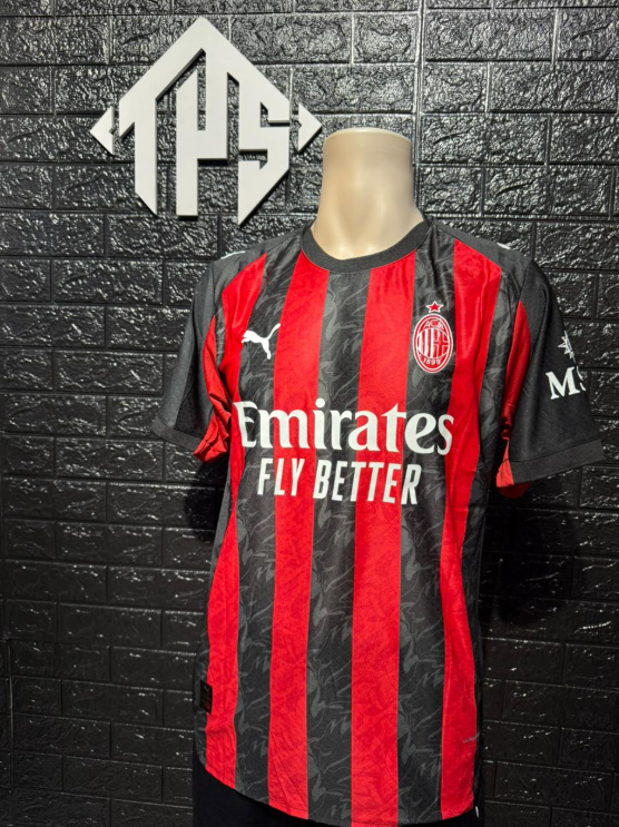CAMISETA AC MILAN , LOCAL 25/26 , PLAYER VERSION, TALLA XL , MODRIC 14