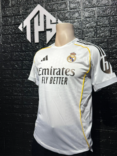 CAMISETA REAL MADRID , LOCAL 25/26 , PLAYER VERSION , CHAMPIONS LEAGUE VERSION , TALLA M , MBAPPE 10