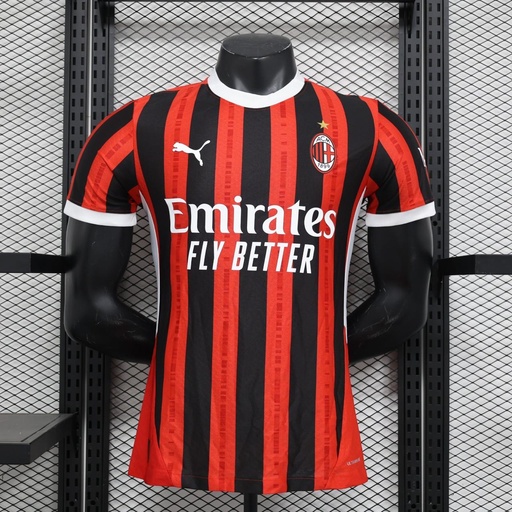 CAMISETA AC MILAN , LOCAL 24/25 , FAN VERSION , CHAMPIONS LEAGUE VERSION , TALLA M , RAFA LEÃO 10