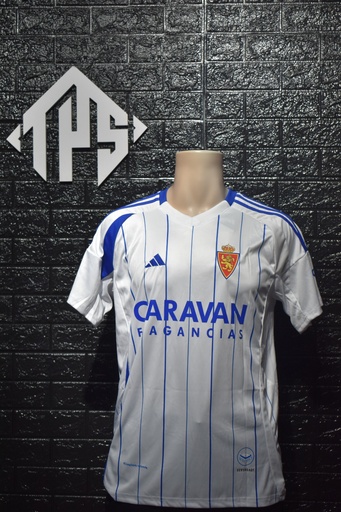 CAMISETA REAL ZARAGOZA , LOCAL 24/25 , FAN VERSION , TALLA L , ARRIAGA 16