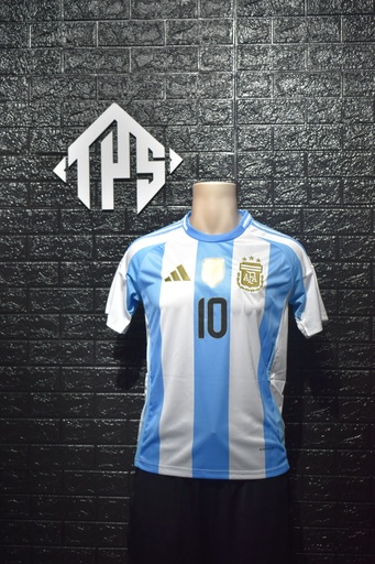 CAMISETA ARGENTINA , LOCAL 24/25 , FAN VERSION , TALLA M , MESSI 10