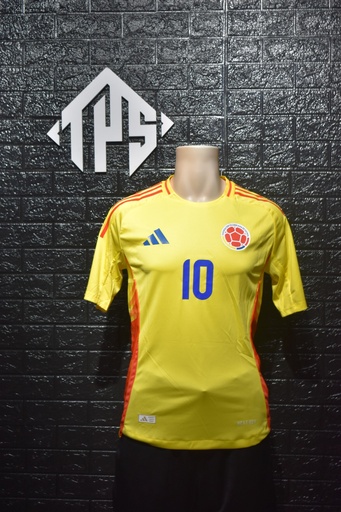 CAMISETA COLOMBIA , LOCAL 24/25 , PLAYER VERSION , TALLA L , JAMES 10