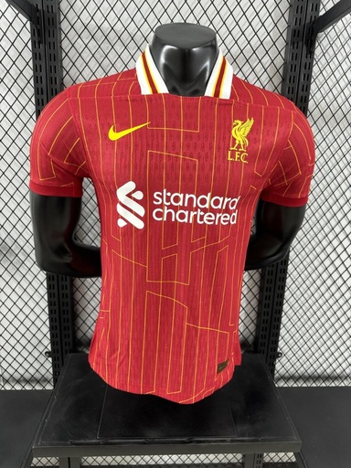CAMISETA LIVERPOOL , LOCAL 24/25 , PLAYER VERSION , CHAMPIONS LEAGUE VERSION , TALLA L , SALAH 11