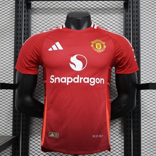 CAMISETA MANCHESTER UNITED , LOCAL 24/25 , PLAYER VERSION , EUROPA LEAGUE VERSION , TALLA L , B. FERNANDEZ 8