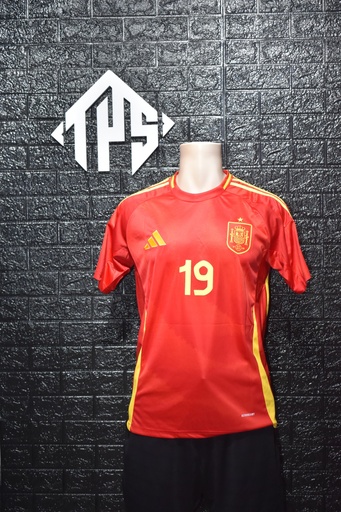 CAMISETA ESPAÑA , LOCAL 24/25 , FAN VERSION , VERSION EUROCOPA ,TALLA M , LAMINE YAMAL 19