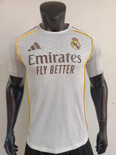 CAMISETA REAL MADRID , LOCAL 25/26 , FAN VERSION , CHAMPIONS LEAGUE VERSION , TALLA L , VINI JR 7